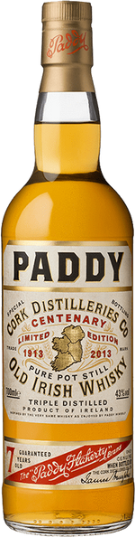 Paddy Centenary 70cl - SPIRITS | O'Briens Wine